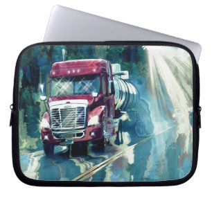 Capa Para Notebook Presente de transporte pesado de grandes caminhões