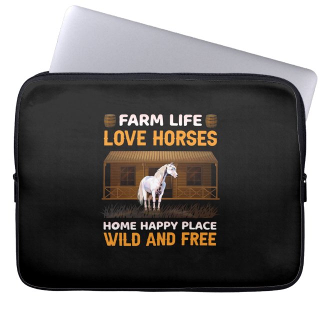 Capa Para Notebook Presente Equestre | Cavalos De Amor Com A Vida Da  (Frente)