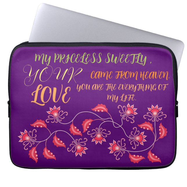 CAPA PARA NOTEBOOK PRESENTE PARA MÃE, IRMÃ, FILHA, AMIGO, NAMORADA (Frente)