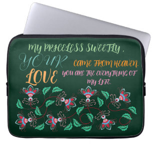 CAPA PARA NOTEBOOK PRESENTE PARA MÃE, IRMÃ, FILHA, AMIGO, NAMORADA