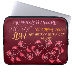 CAPA PARA NOTEBOOK PRESENTE PARA MÃE, IRMÃ, FILHA, AMIGO, NAMORADA
