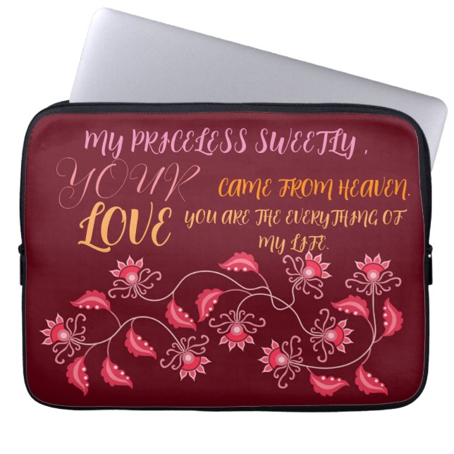 CAPA PARA NOTEBOOK PRESENTE PARA MÃE, IRMÃ, FILHA, AMIGO, NAMORADA (Frente)