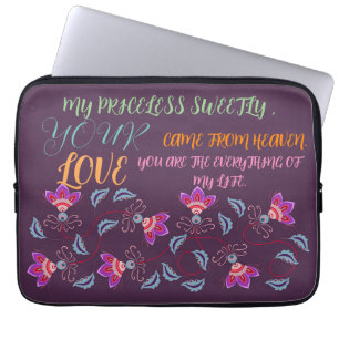 CAPA PARA NOTEBOOK PRESENTE PARA MÃE, IRMÃ, FILHA, AMIGO, NAMORADA