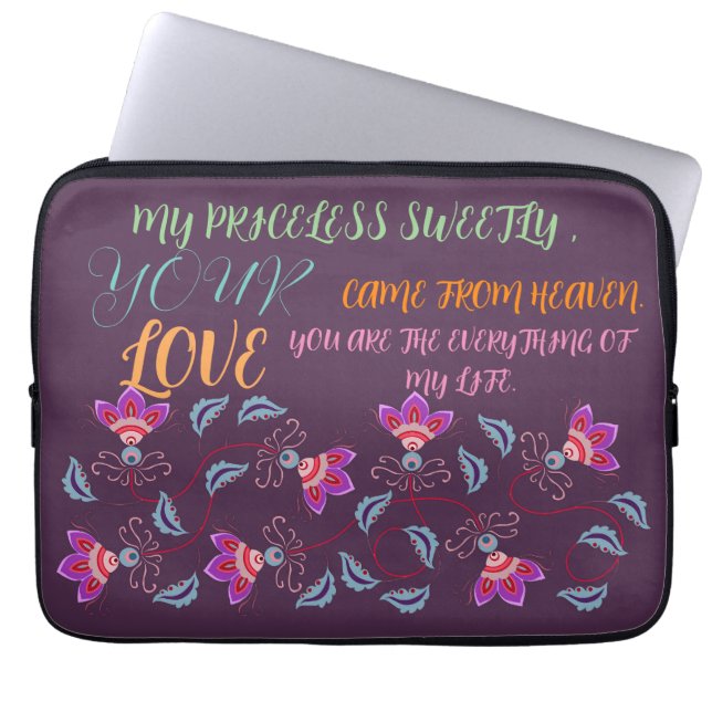 CAPA PARA NOTEBOOK PRESENTE PARA MÃE, IRMÃ, FILHA, AMIGO, NAMORADA (Frente)