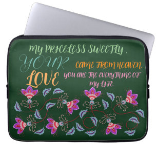 CAPA PARA NOTEBOOK PRESENTE PARA MÃE, IRMÃ, FILHA, AMIGO, NAMORADA