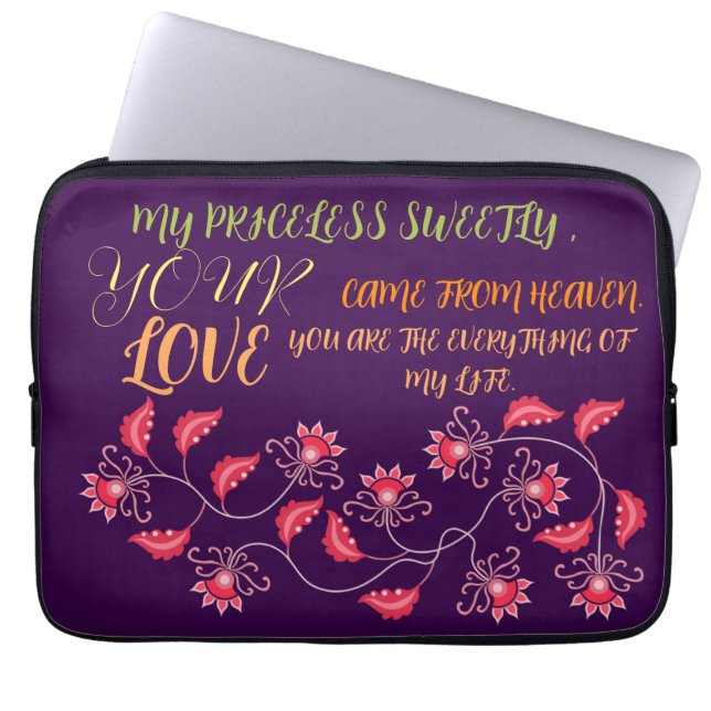 CAPA PARA NOTEBOOK PRESENTE PARA MÃE, IRMÃ, FILHA, AMIGO, NAMORADA (Frente)