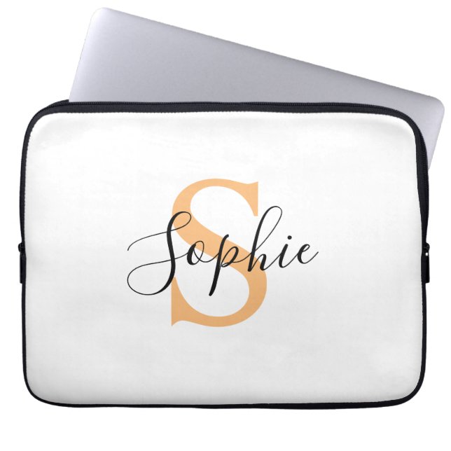 Capa Para Notebook Presente Personalizado com Nome Customizado Letra  (Frente)