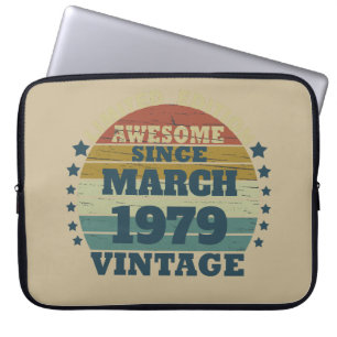 Capa Para Notebook Presente personalizado de aniversário de 40 anos d