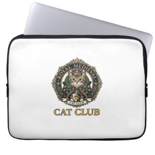 Capa Para Notebook Presente Real Medieval Gato Pai Ideia - Real Medie