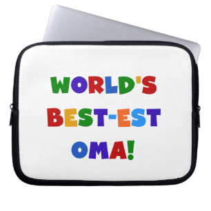 Capa Para Notebook Presentes brilhantes das cores do Melhor-est Oma