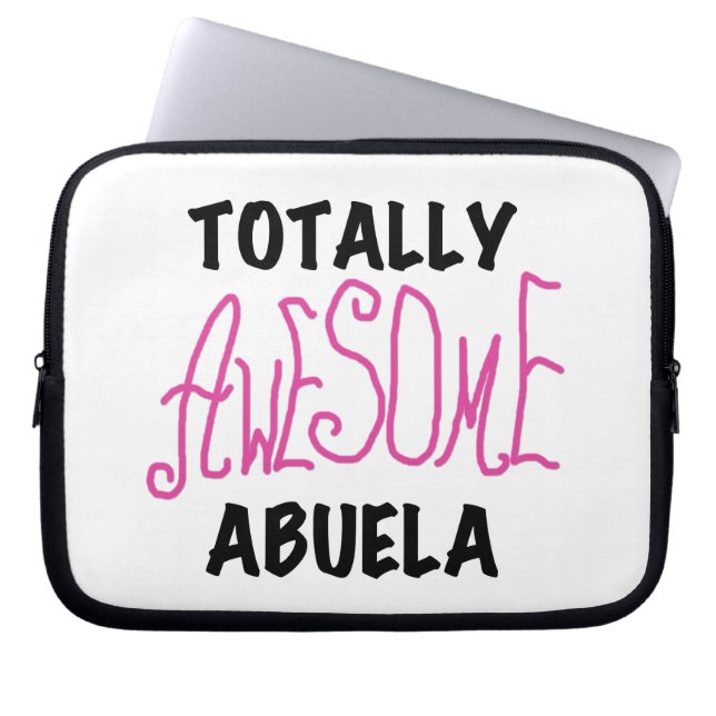 Capa Para Notebook Presentes De Abuela Totalmente Incríveis Rosa (Frente)