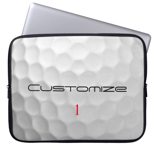 Capa Para Notebook Presentes de Bola de Golfe Personalizados Série Si (Frente)