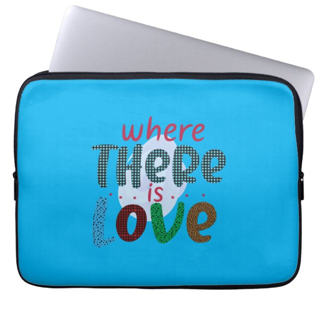 Capa Para Notebook Presentes de Casamento | Onde Há Amor (Frente)