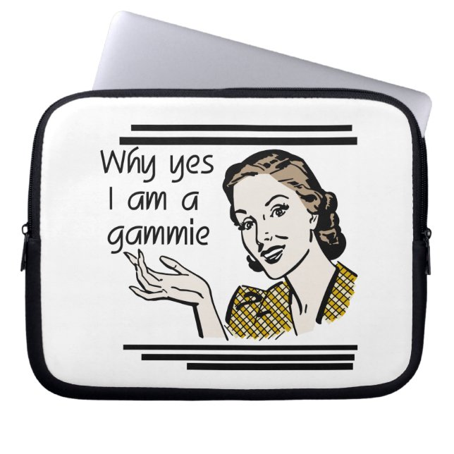 Capa Para Notebook Presentes de Gammie Retro (Frente)