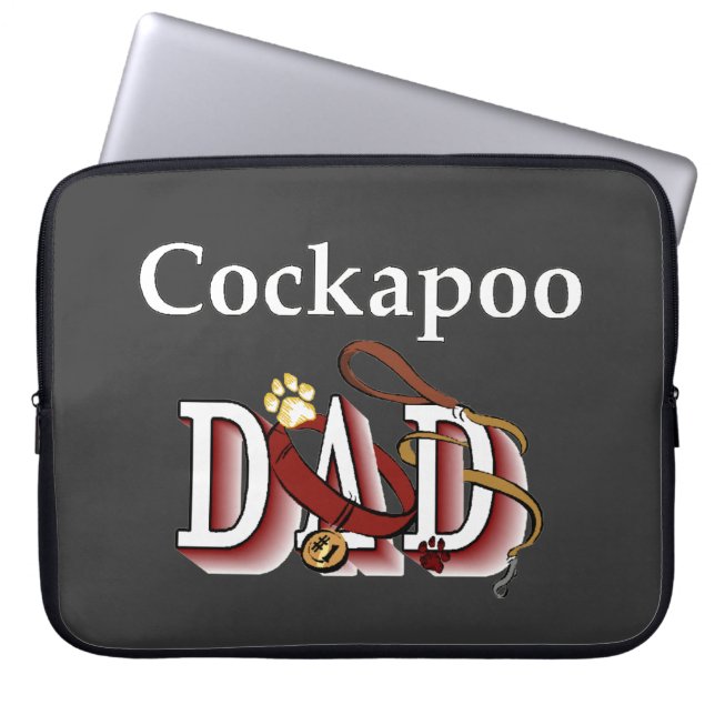 Capa Para Notebook Presentes de Pai de Cockapoo (Frente)