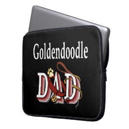 Capa Para Notebook Presentes de Pai de Goldendoodle
