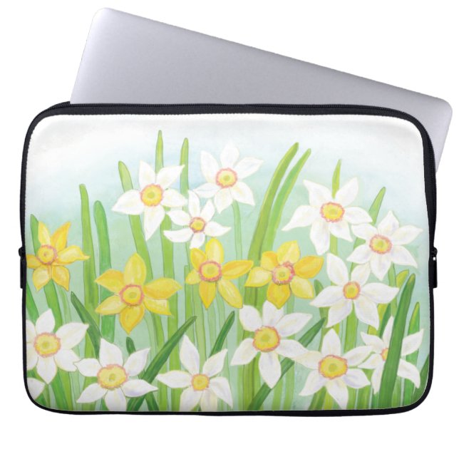 Capa Para Notebook Primavera Daffodils (Frente)