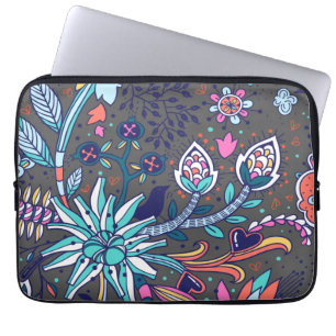 Capa Para Notebook Primavera De Padrões Invioláveis E Florais