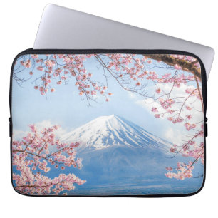Capa Para Notebook Primavera do lago mountain Kawaguchiko de Fuji