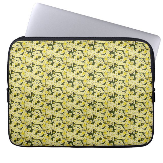 Capa Para Notebook Primavera Primroses Bolsa de laptop (Frente)