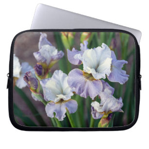 Capa Para Notebook Primavera Roxo e Branco Iris