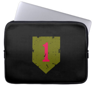 Capa Para Notebook Primeira Divisão de Infantaria "Big Red One"