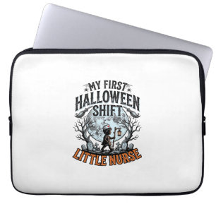 Capa Para Notebook Primeiro Enfermeira de Halloween Fantasma Lua Bebê