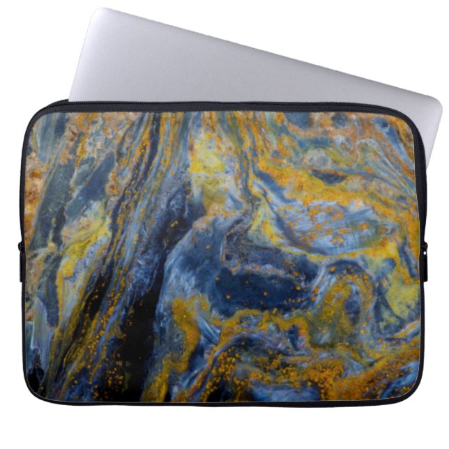 Capa Para Notebook Primeiro plano abstrato de Pietersite (Frente)