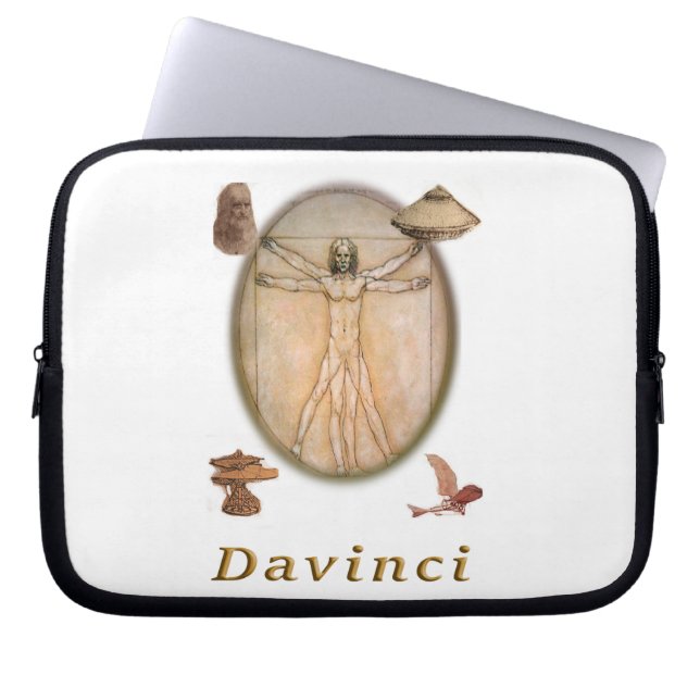 Capa Para Notebook Produtos Leonardo Davinci (Frente)