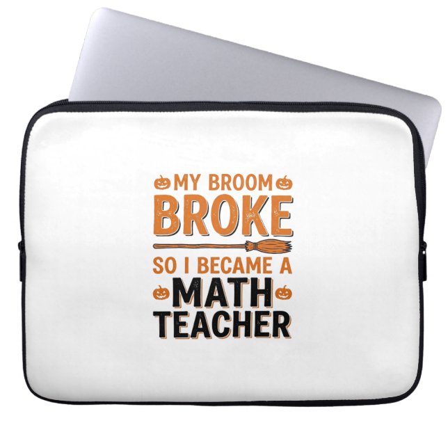 Capa Para Notebook Professor de Matemática Engraçado Desenho de Vasso (Frente)