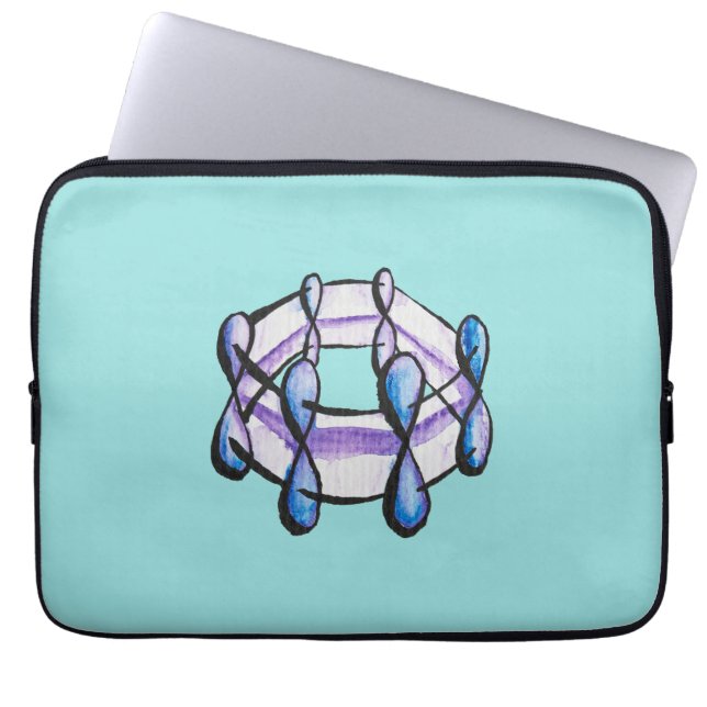 Capa Para Notebook Professor de Química Orgânica Benzene Molecule (Frente)