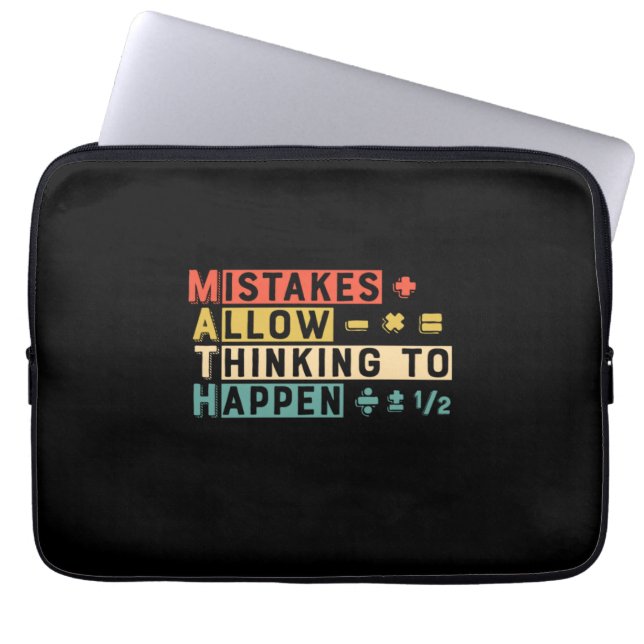 Capa Para Notebook Professora De Matemática Pensando Em Acontecer (Frente)