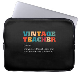 Capa Para Notebook Professora Gift Vintage