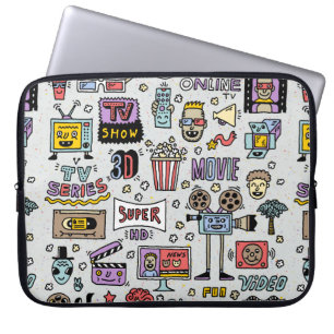 Capa Para Notebook Programas de TV, séries e filmes Vintage s com Do