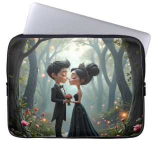 Capa Para Notebook Promessas ao Luar – Um Cute Momento de Casamento G