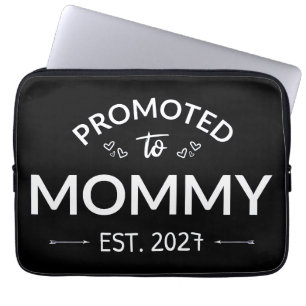 Capa Para Notebook Promovida a Mamãe Est 2027 Anúncio de Nova Mamãe I