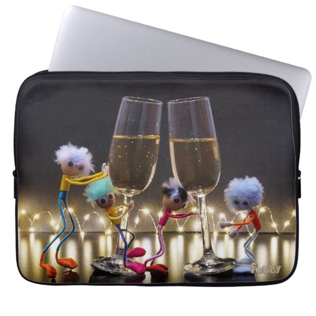 Capa Para Notebook Proostende Fubby's die wat te vieren hebben. (Frente)