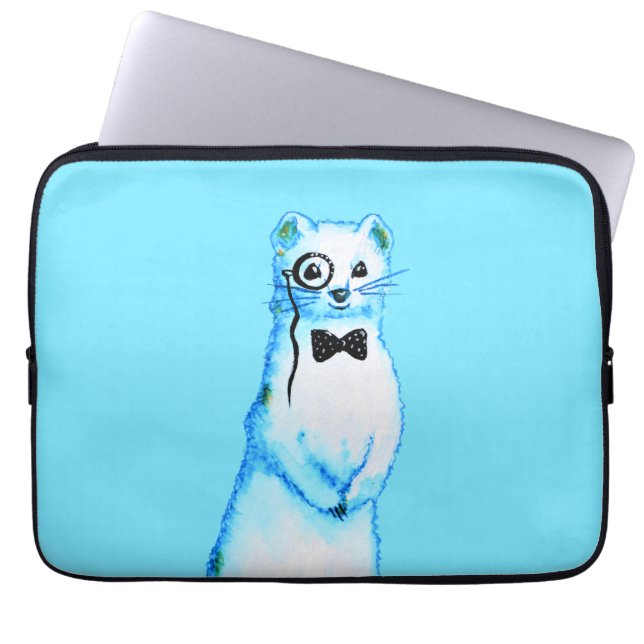 Capa Para Notebook Proprietário de animais de estimação de mustelid d (Frente)