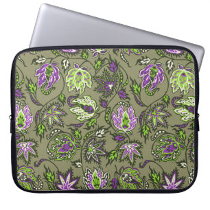 Capa Para Notebook Protea Batik Neoprene Tropical