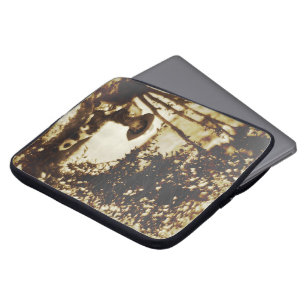Capa Para Notebook Protetor de Computador Menino Antigo com Cachorro 