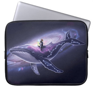 Capa Para Notebook Protetor de Laptop Baleia Galáctica