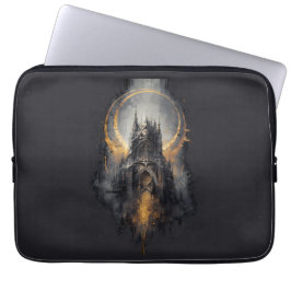 Capa Para Notebook Protetor de Laptop Catedral Dark Fantasy Grunge
