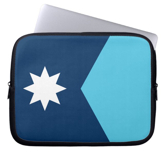Capa Para Notebook Protetor de Laptop com a Bandeira de Minnesota (Frente)