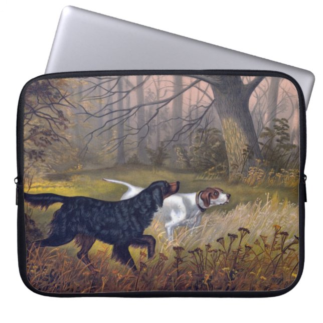 Capa Para Notebook Protetor de Laptop com Gordon Setter na Ponta (Frente)