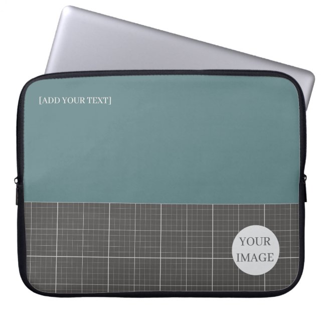 Capa Para Notebook Protetor de Laptop com Grade Geométrica de Bluepri (Frente)