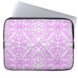 Capa Para Notebook Protetor de Laptop com Renda Mandala Rosa