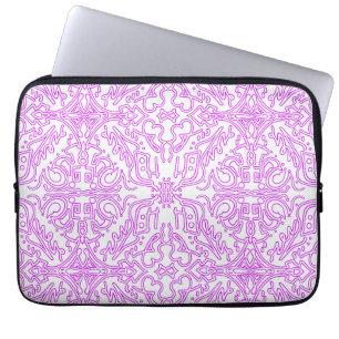 Capa Para Notebook Protetor de Laptop com Renda Mandala Rosa
