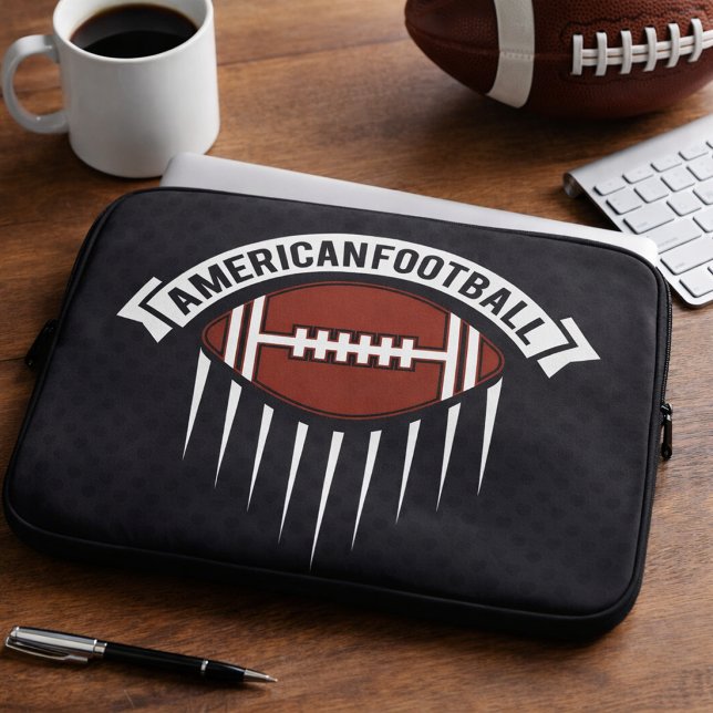 Capa Para Notebook Protetor de Laptop de Futebol Americano (Criador carregado)