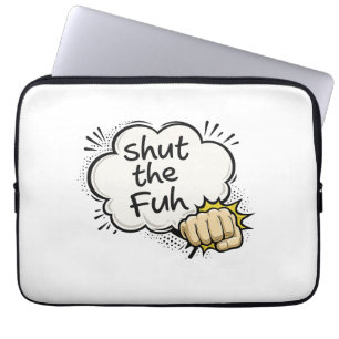 Capa Para Notebook Protetor de Laptop estilo Cômico "Cala a Boca"