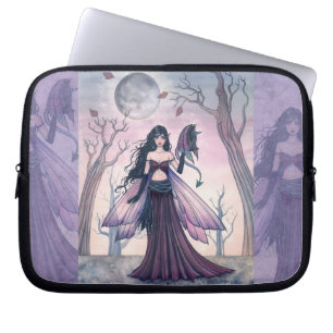 Capa Para Notebook Protetor de Laptop Fada e Dragão Pequena Besta
